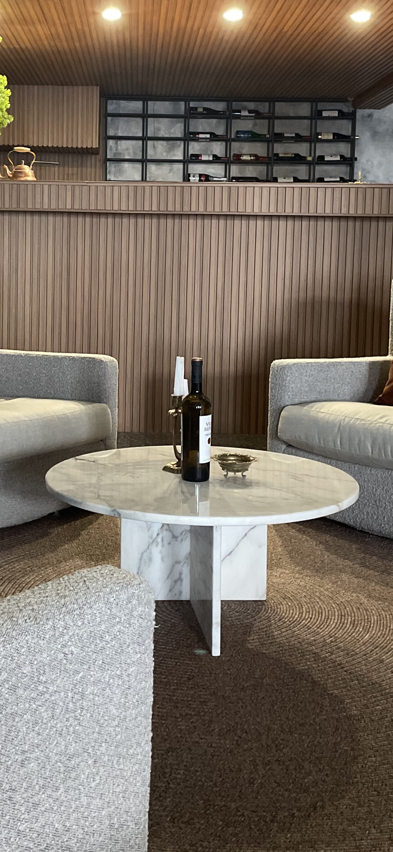 Marble Round coffee T table