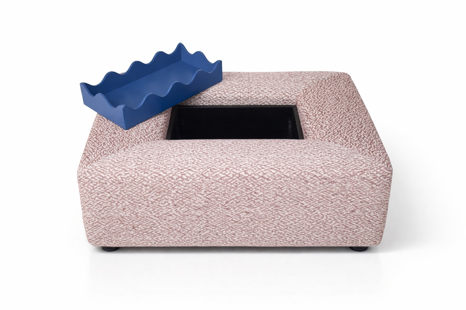 Manuel Ottoman With Tray