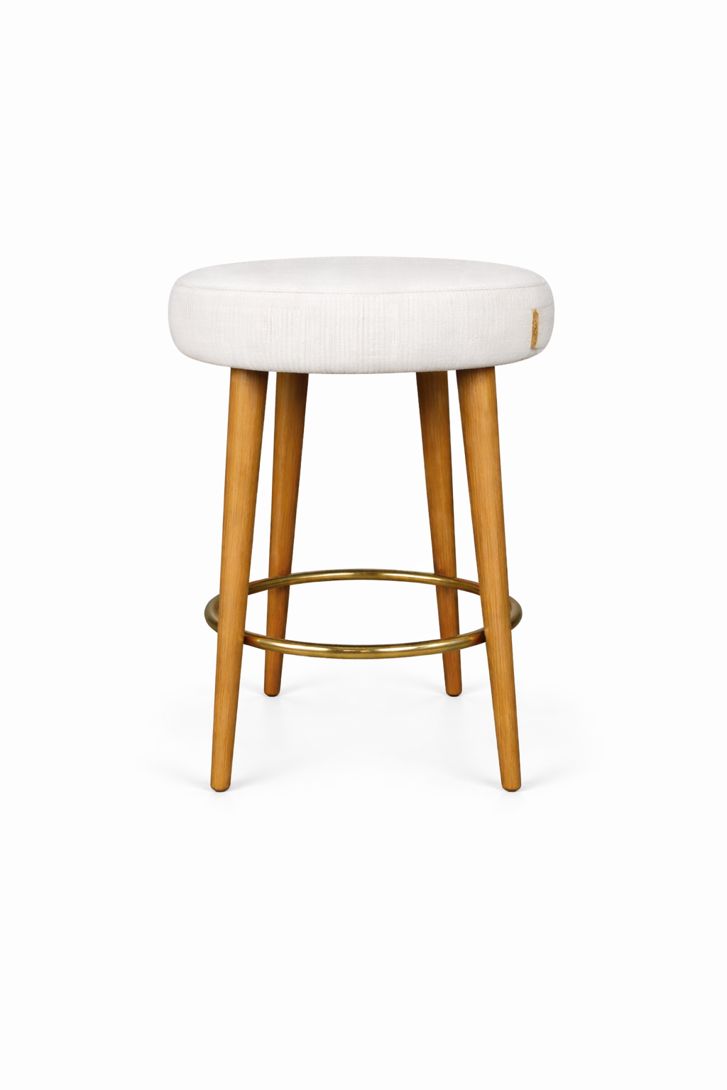 Button Relaxed Counter Stool