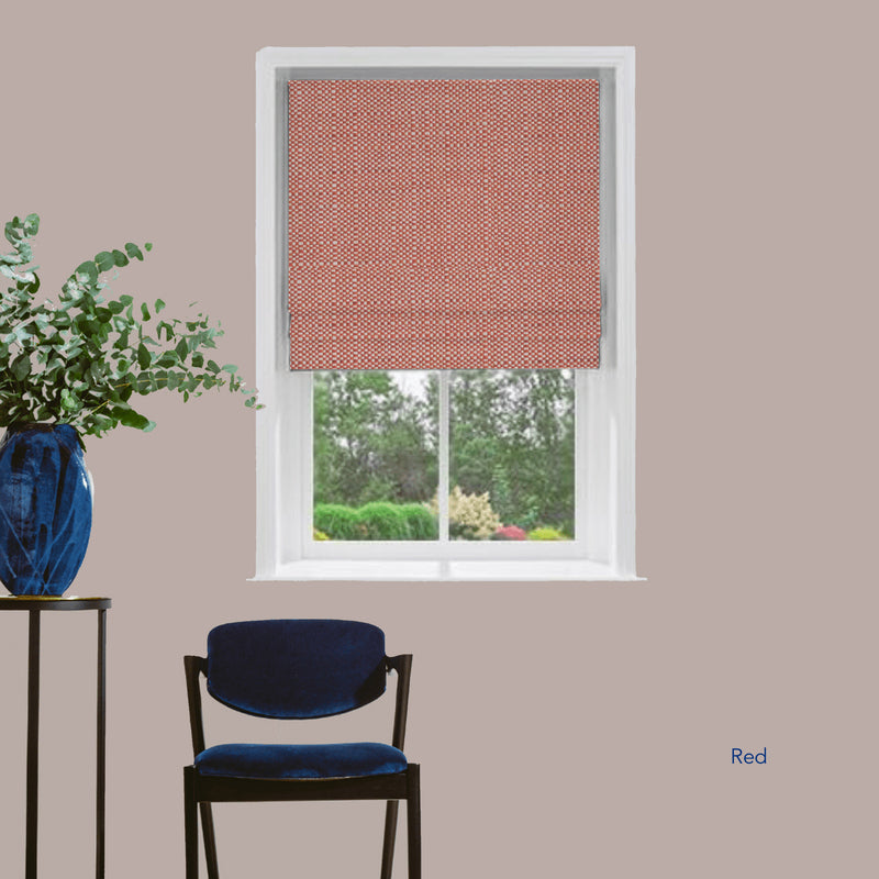 Roman Blinds In Woven Babel