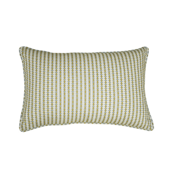 Wicker Pistachio Piped Cushion