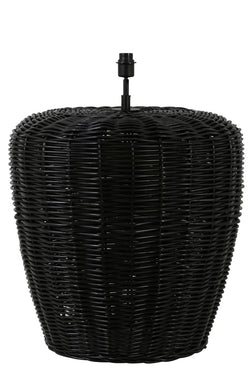 SOREANG rattan black lamp base