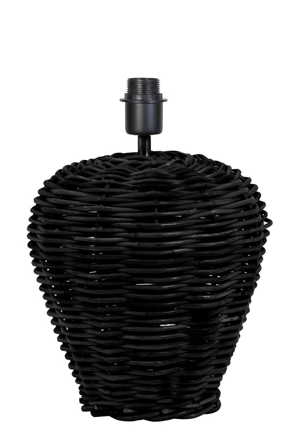 SOREANG rattan black lamp base